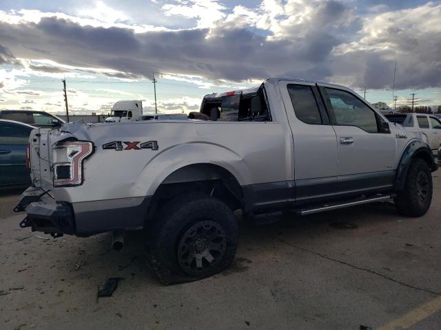 1FTFX1EG3FFA88209 - 2015 FORD F150 SUPER CAB SILVER photo 3