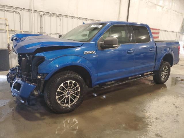 1FTEW1EG9JKE76544 - 2018 FORD F150 SUPERCREW BLUE photo 1