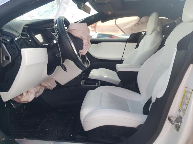5YJSA1E2XHF195267 - 2017 TESLA MODEL S 白色 照片 7