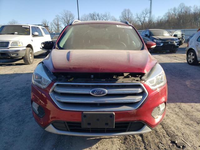 1FMCU0JD0HUE28413 - 2017 FORD ESCAPE TITANIUM RED photo 5