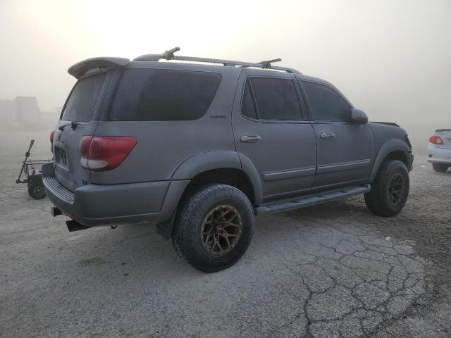 5TDBT48A06S261820 - 2006 TOYOTA SEQUOIA LIMITED GRAY photo 3