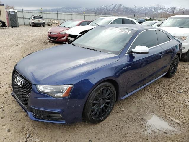 WAUCGAFR6DA036048 - 2013 AUDI S5 PREMIUM PLUS BLUE photo 1