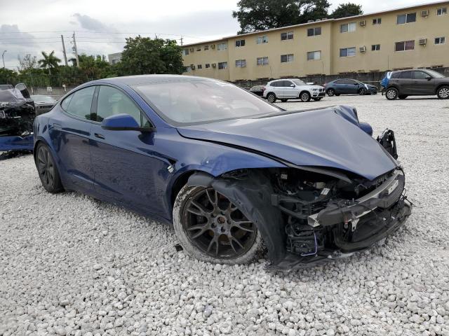 5YJSA1E58PF498685 - 2023 TESLA MODEL S BLUE photo 4