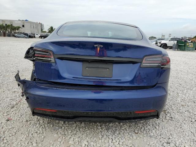 5YJSA1E58PF498685 - 2023 TESLA MODEL S BLUE photo 6