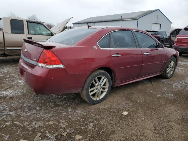 2G1WU57M191104723 - 2009 CHEVROLET IMPALA LTZ BURGUNDY photo 3