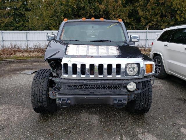 5GTDN13E978182186 - 2007 HUMMER H3 BLACK photo 5