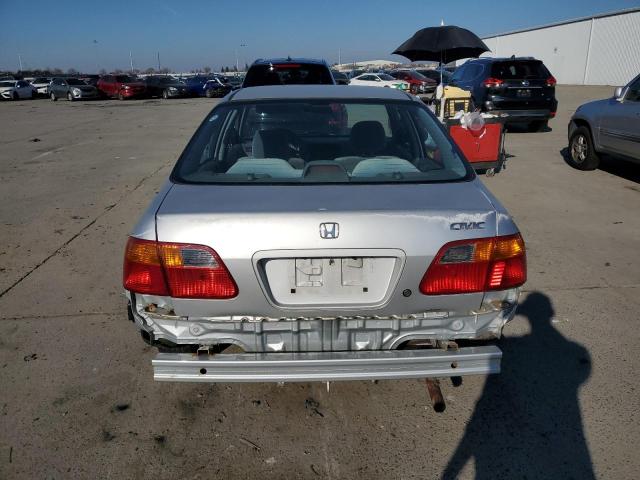 2HGEJ661XYH516123 - 2000 HONDA CIVIC BASE Gümüş foto 6