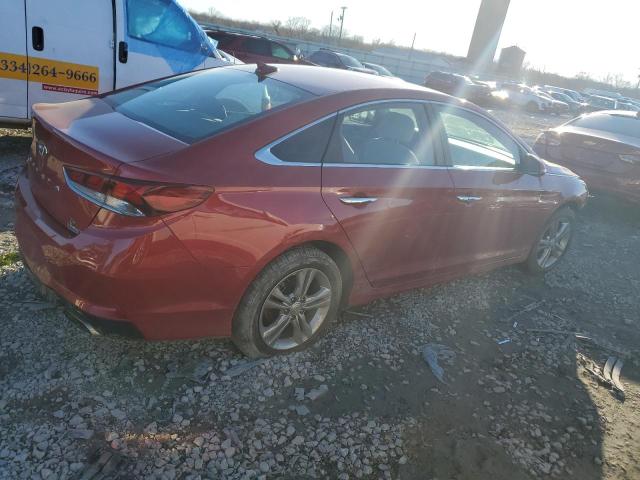 5NPE34AFXKH736084 - 2019 HYUNDAI SONATA LIMITED RED photo 3