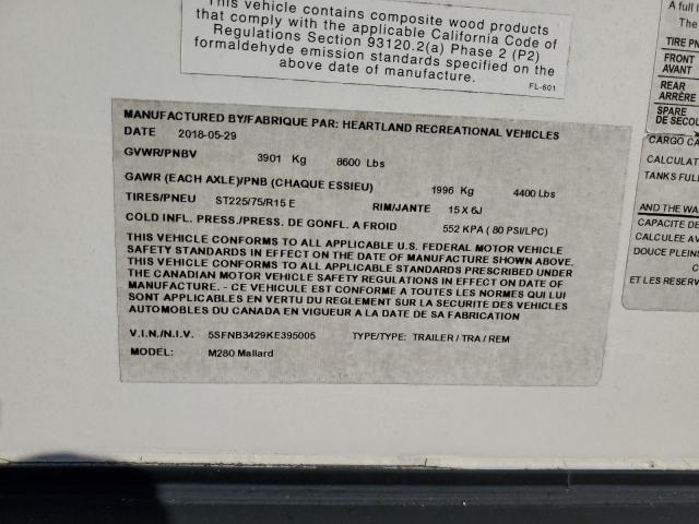 5SFNB3429KE395005 - 2019 HEARTLAND GATEWAY 双色 照片 10