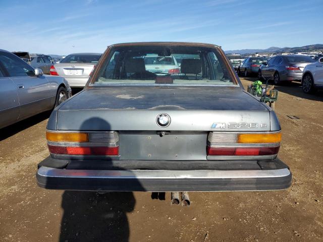 WBADK8308J9886519 - 1988 BMW 528 E AUTOMATIC GRAY photo 6