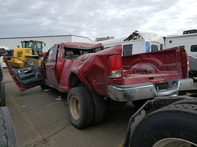 3C63RRJLXDG602042 - 2013 RAM 3500 LARAM BURGUNDY photo 2