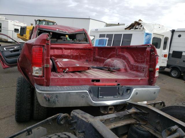 3C63RRJLXDG602042 - 2013 RAM 3500 LARAM BURGUNDY photo 6