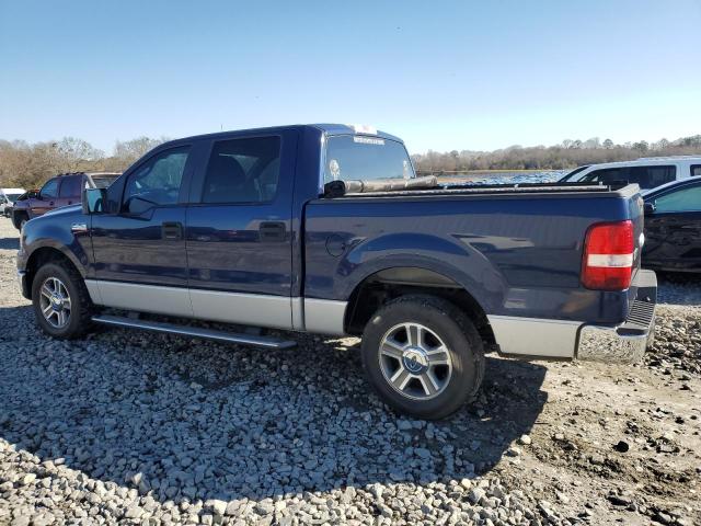 1FTRW12W27KB32561 - 2007 FORD F150 SUPERCREW BLUE photo 2