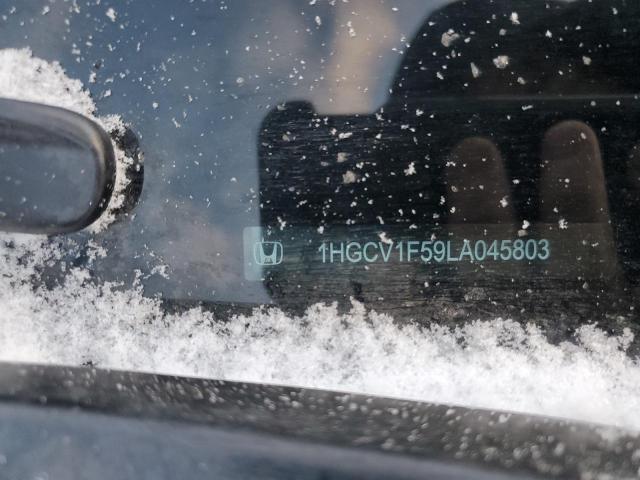 1HGCV1F59LA045803 - 2020 HONDA ACCORD EXL WHITE photo 12