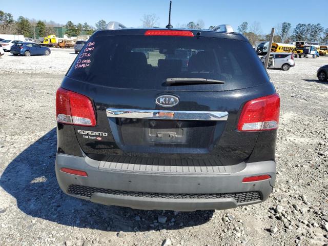 5XYKT3A19BG131563 - 2011 KIA SORENTO BASE BLACK photo 6