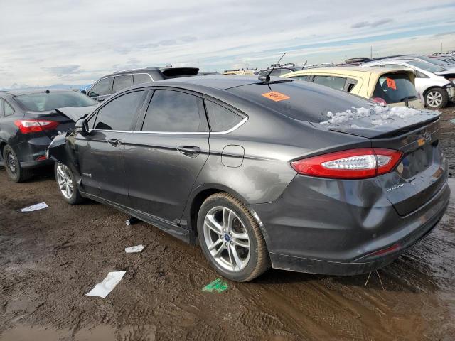 3FA6P0LU2GR366563 - 2016 FORD FUSION SE HYBRID BLACK photo 2