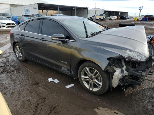 3FA6P0LU2GR366563 - 2016 FORD FUSION SE HYBRID BLACK photo 4