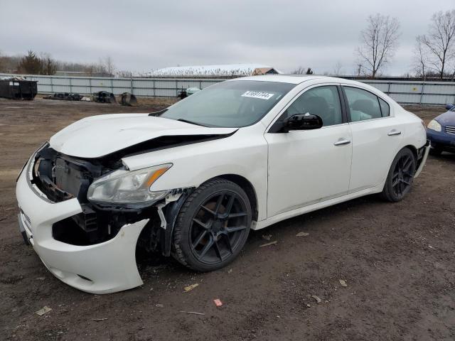 1N4AA51E39C841935 - 2009 NISSAN MAXIMA S WHITE photo 1