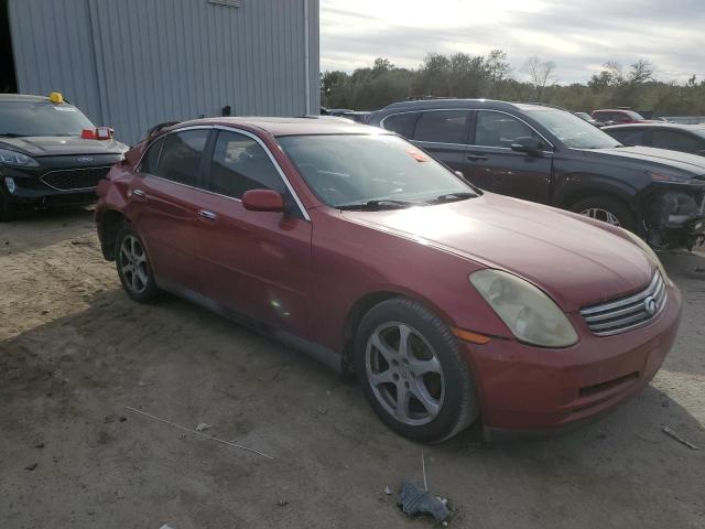 JNKCV51E23M319689 - 2003 INFINITI G35 RED photo 4