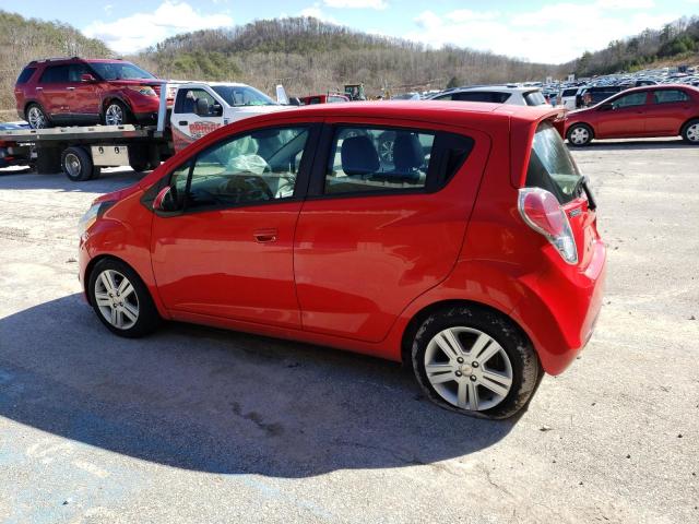 KL8CB6S99EC478356 - 2014 CHEVROLET SPARK LS RED photo 2