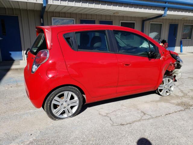 KL8CB6S99EC478356 - 2014 CHEVROLET SPARK LS RED photo 3