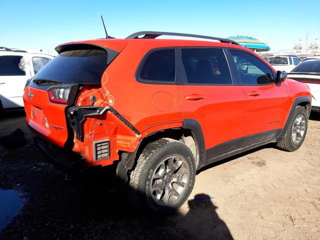 1C4PJMBX3MD118829 - 2021 JEEP CHEROKEE TRAILHAWK ORANGE photo 3