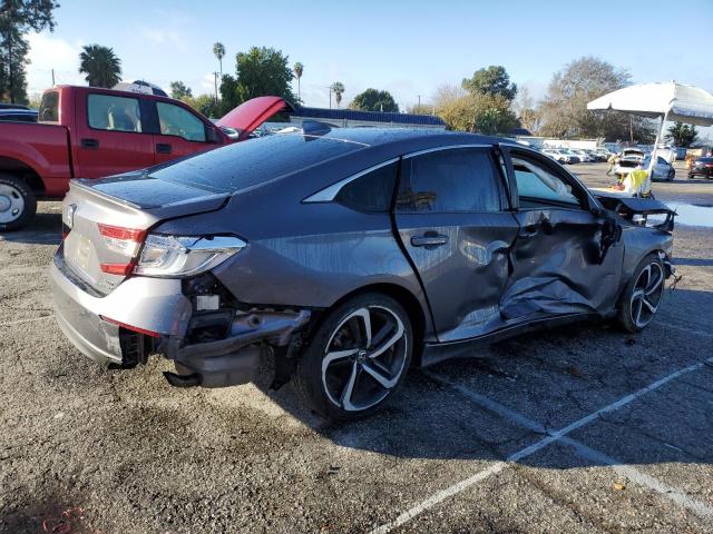 1HGCV2F32KA013777 - 2019 HONDA ACCORD SPORT GRAY photo 3