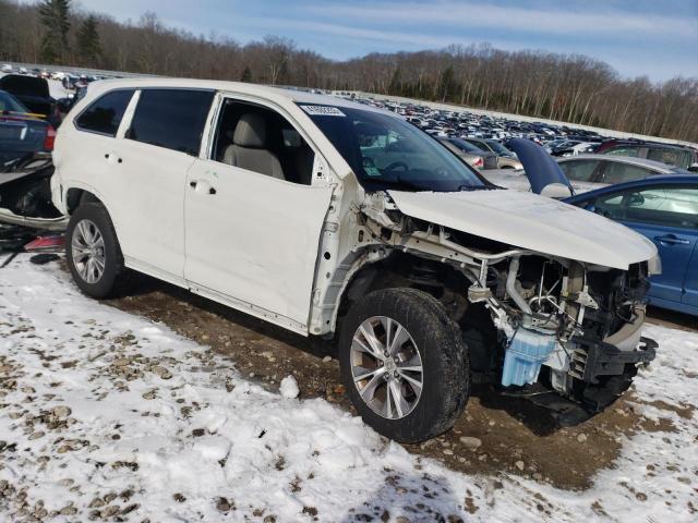 5TDJKRFH3ES070242 - 2014 TOYOTA HIGHLANDER XLE WHITE photo 4