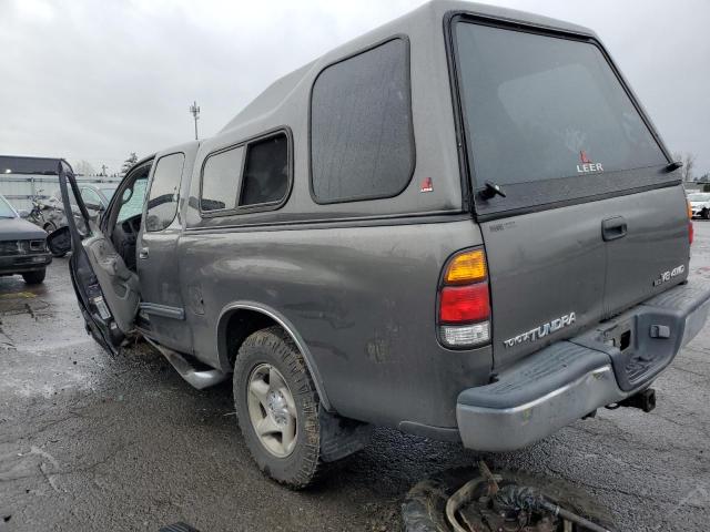 5TBBT44143S369884 - 2003 TOYOTA TUNDRA ACCESS CAB SR5 GRAY photo 2