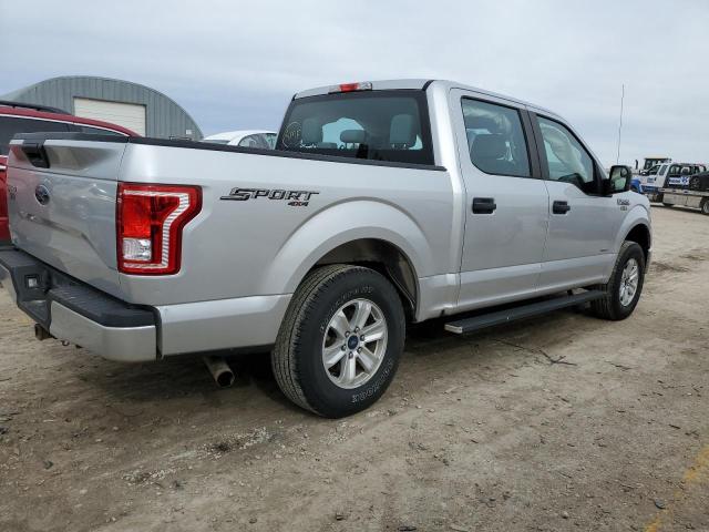 1FTEW1EP2HKD17763 - 2017 FORD F150 SUPERCREW SILVER photo 3