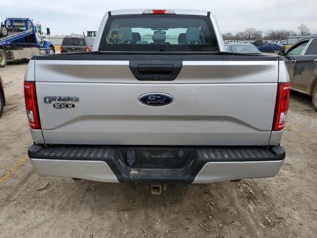 1FTEW1EP2HKD17763 - 2017 FORD F150 SUPERCREW SILVER photo 6