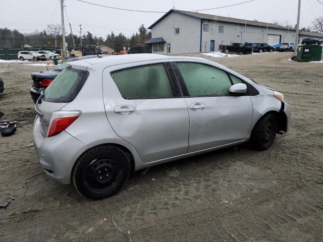 JTDKTUD39ED576083 - 2014 TOYOTA YARIS SILVER photo 3