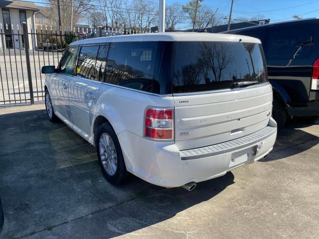 2FMGK5C83DBD01546 - 2013 FORD FLEX SEL WHITE photo 3