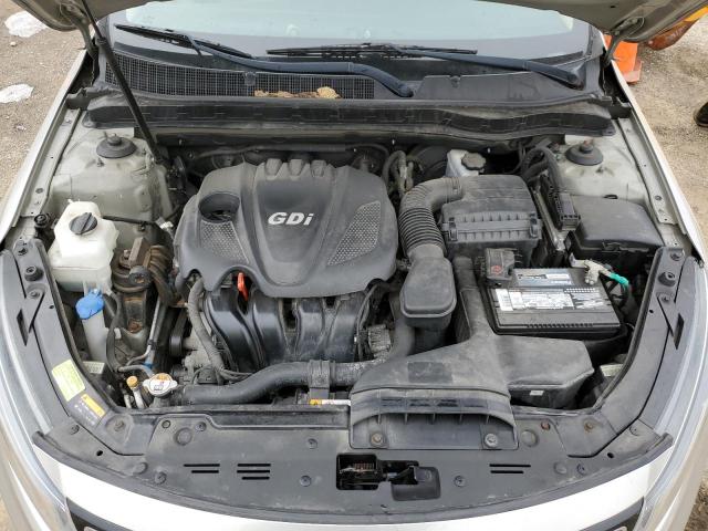 KNAGM4A77E5471303 - 2014 KIA OPTIMA LX SILVER photo 11