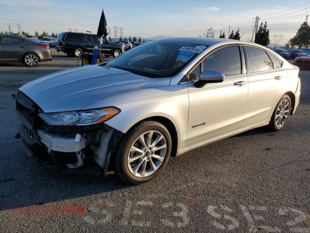 3FA6P0LU0HR287751 - 2017 FORD FUSION SE HYBRID SILVER photo 1