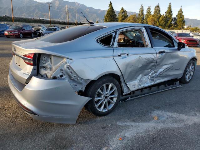 3FA6P0LU0HR287751 - 2017 FORD FUSION SE HYBRID SILVER photo 3