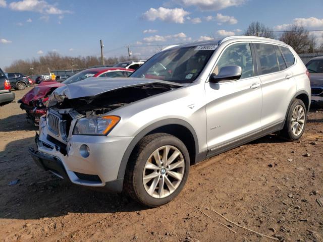 5UXWX5C53CL728701 - 2012 BMW X3 XDRIVE28I SILVER photo 1