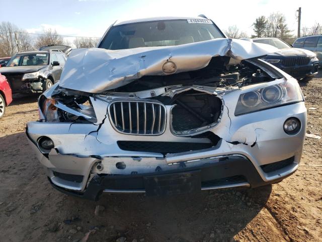 5UXWX5C53CL728701 - 2012 BMW X3 XDRIVE28I SILVER photo 5