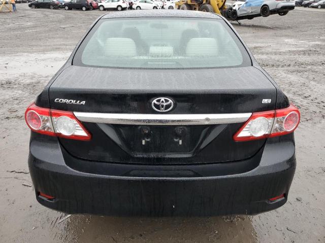 2T1BU4EE6BC680570 - 2011 TOYOTA COROLLA BASE BLACK photo 6