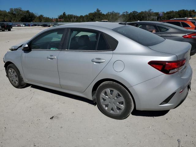 3KPA24AD0PE604057 - 2023 KIA RIO LX SILVER photo 2