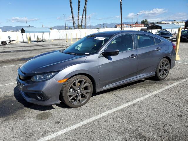 2HGFC2F87LH558679 - 2020 HONDA CIVIC SPORT GRAY photo 1