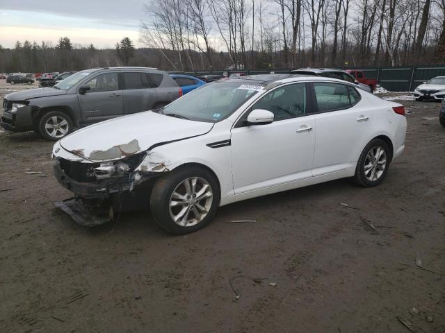 5XXGN4A7XDG250675 - 2013 KIA OPTIMA EX WHITE photo 1