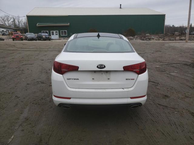 5XXGN4A7XDG250675 - 2013 KIA OPTIMA EX WHITE photo 6