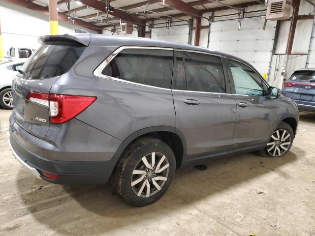 5FNYF6H53MB057952 - 2021 HONDA PILOT EXL GRAY photo 3