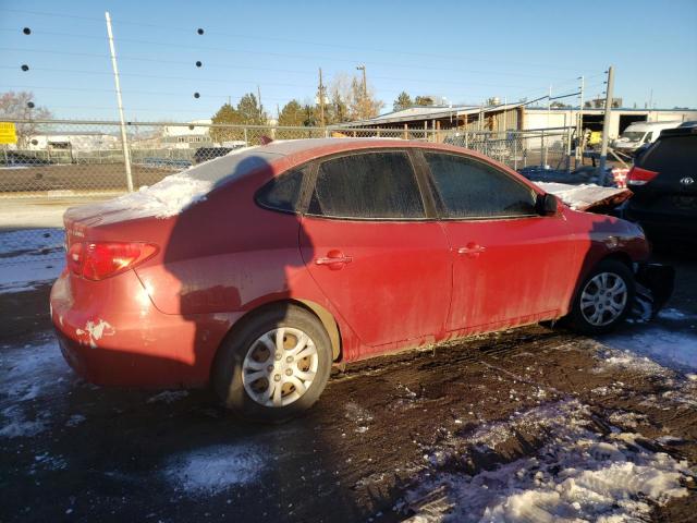 KMHDU4AD5AU924406 - 2010 HYUNDAI ELANTRA BLUE RED photo 3