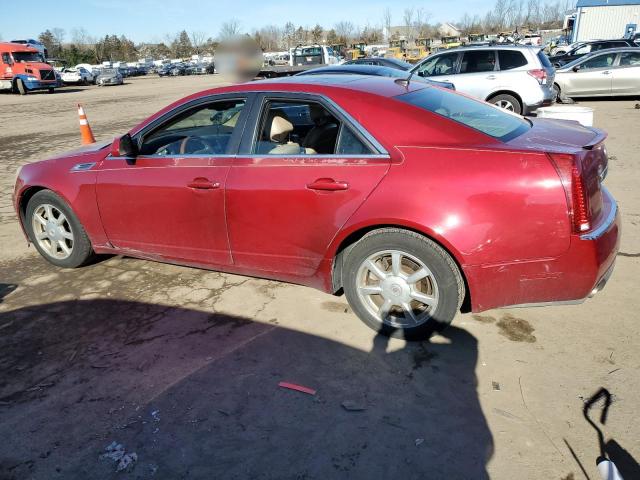 1G6DG577780191640 - 2008 CADILLAC CTS RED photo 2