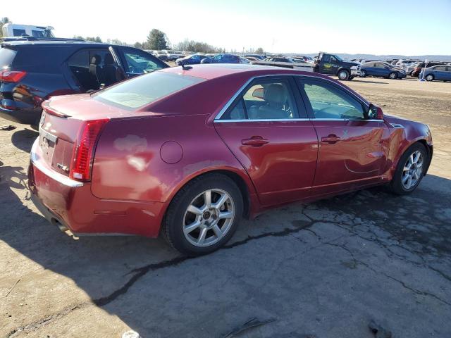 1G6DG577780191640 - 2008 CADILLAC CTS RED photo 3