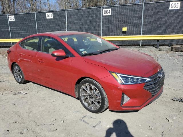 5NPD84LFXLH529254 - 2020 HYUNDAI ELANTRA SEL RED photo 4