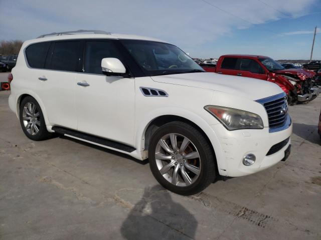 JN8AZ2NE8C9021693 - 2012 INFINITI QX56 WHITE photo 4