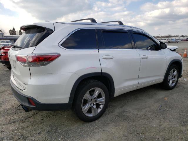 5TDYKRFH5FS096681 - 2015 TOYOTA HIGHLANDER LIMITED WHITE photo 3